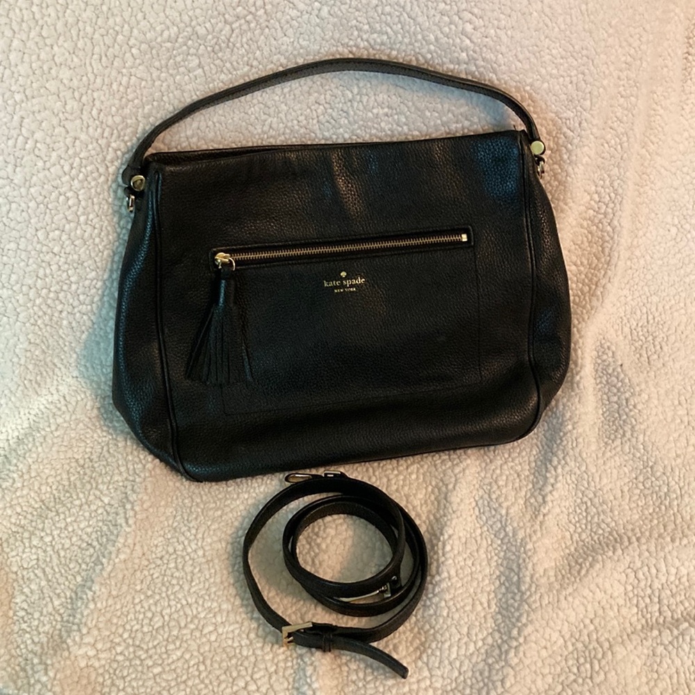 Kate Spade Black Shoulder Bag Sleek Design